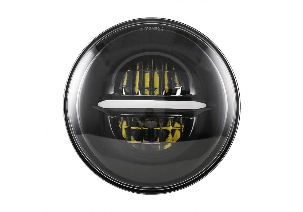 Serius 3400 7" Led Headlight (Chrome or Black)