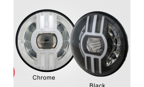 Sirius 7" Circular Led Headlight (Chrome or Black)